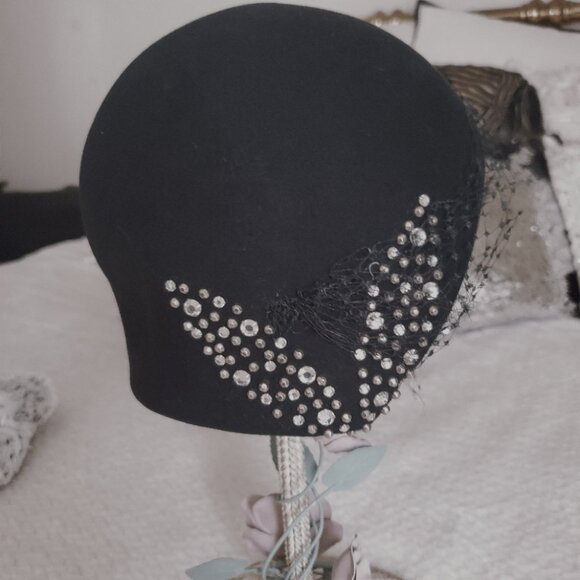 Rare EXCELLO  Crystals Vintage Hat Geo. W. Bollman Saks Fifth Avenue main image 11